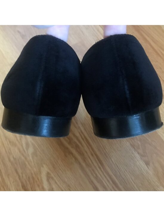 Brooks Brothers Classic Black Velvet Crown Slip on Loafers 9.5 main image 12